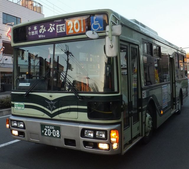 京都での撮りバス （February 2014 その６）: ももたろうくんと横浜市営バスのブログ